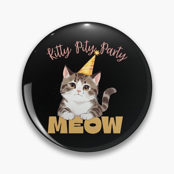 Item preview, Sad Cute Cat — Kitty Pity Party Meow — Cat Lover Gift designed and sold by SunandShade.