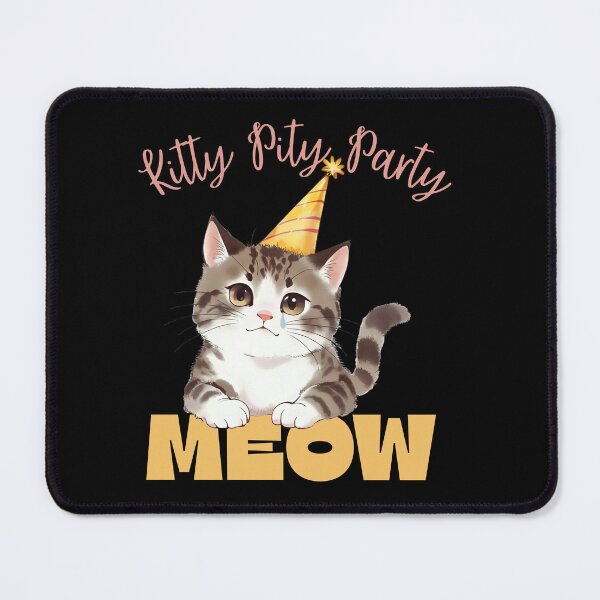 Item preview, Sad Cute Cat — Kitty Pity Party Meow — Cat Lover Gift designed and sold by SunandShade.