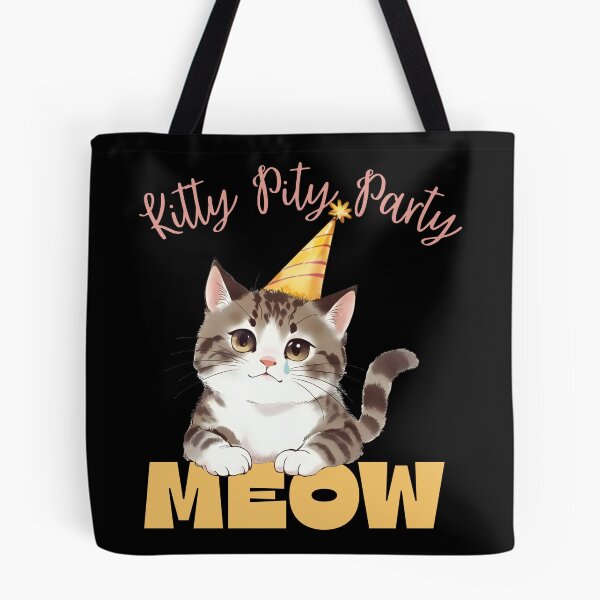 Item preview, Sad Cute Cat — Kitty Pity Party Meow — Cat Lover Gift designed and sold by SunandShade.