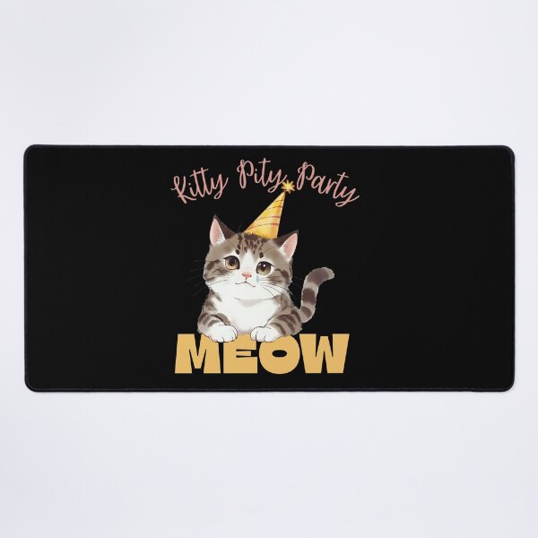 Item preview, Sad Cute Cat — Kitty Pity Party Meow — Cat Lover Gift designed and sold by SunandShade.