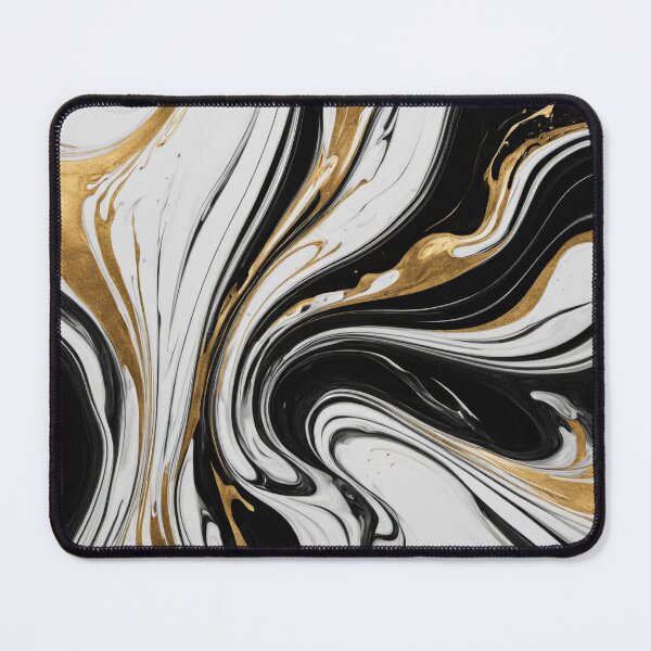 Item preview, Luxury Black & Gold Marble – Elegant Abstract Texture designed and sold by Thompika.