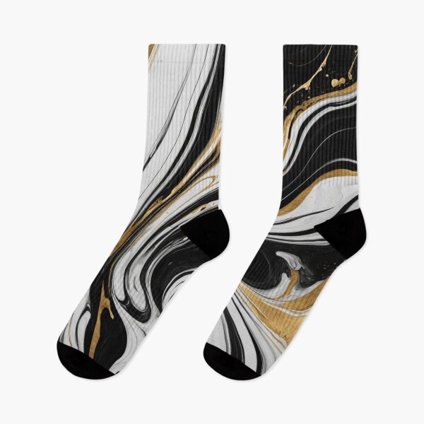 Item preview, Luxury Black & Gold Marble – Elegant Abstract Texture designed and sold by Thompika.