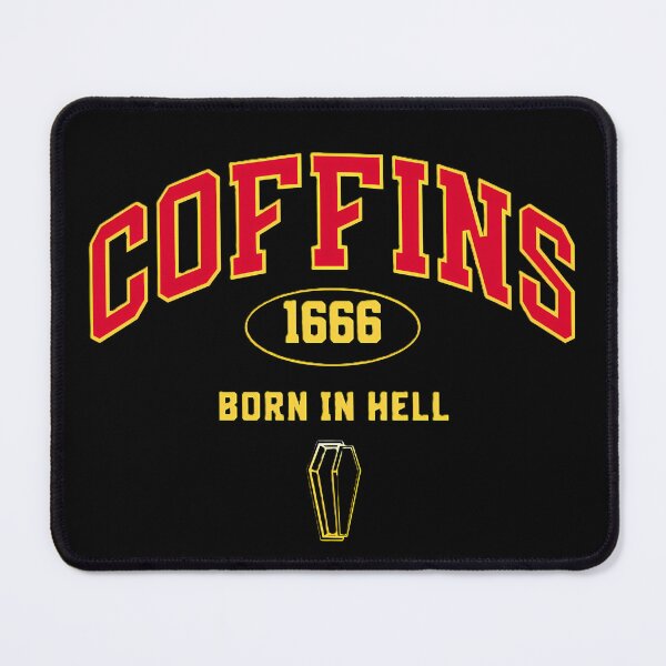 Item preview, Born In Hell 1666 - Varsity College Style designed and sold by CoffinsArt.