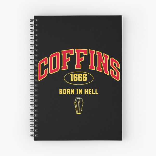 Item preview, Born In Hell 1666 - Varsity College Style designed and sold by CoffinsArt.