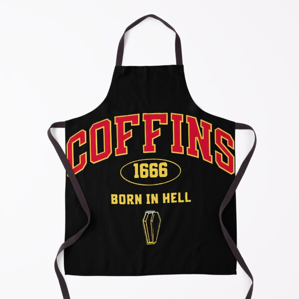 Item preview, Born In Hell 1666 - Varsity College Style designed and sold by CoffinsArt.