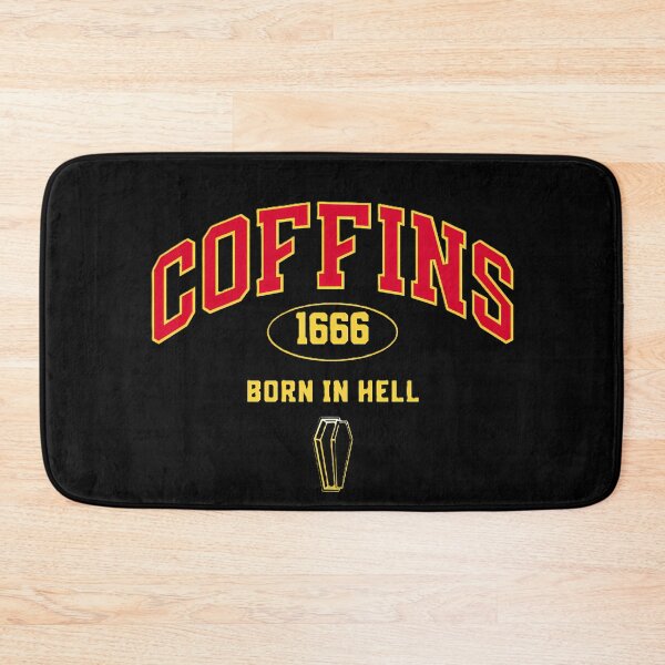 Item preview, Born In Hell 1666 - Varsity College Style designed and sold by CoffinsArt.