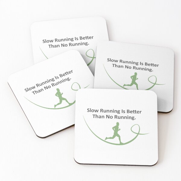 Item preview, Slow Running Is Better Than No Running • Motivational Running Quote • Runner Fitness Shirt for Joggers, Marathon Training & Cardio Lovers designed and sold by BMLprint ⭐⭐⭐⭐⭐.
