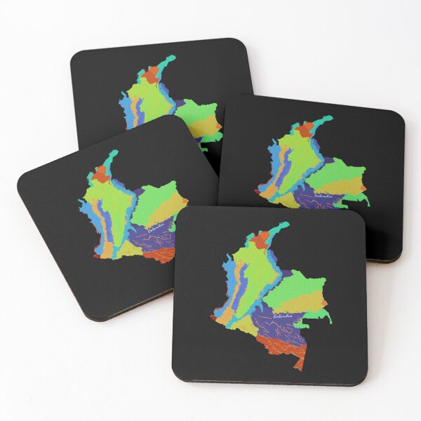 Item preview, Sketching Color Into the Earth - Colombia designed and sold by AceMaps7.