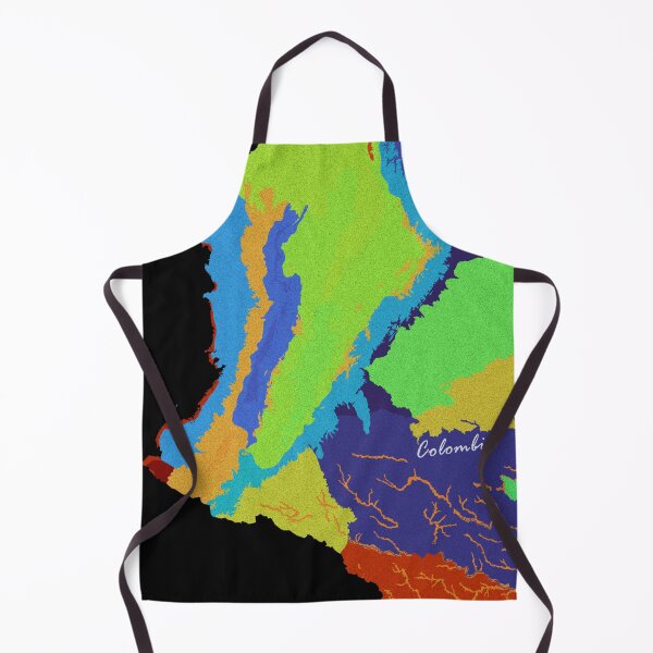 Item preview, Sketching Color Into the Earth - Colombia designed and sold by AceMaps7.