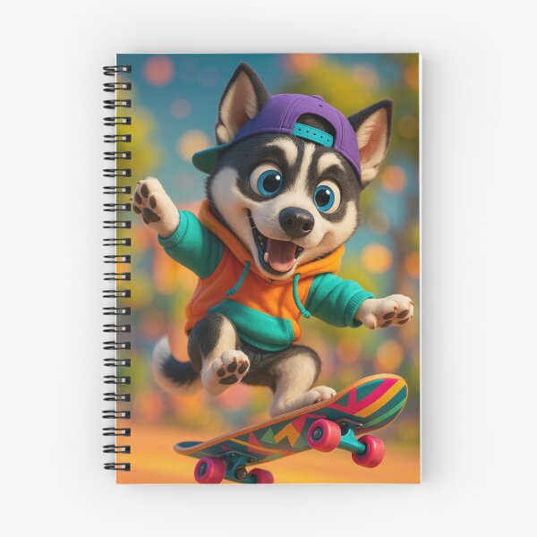 Item preview, : Skater Husky Jack designed and sold by Sillytoe.