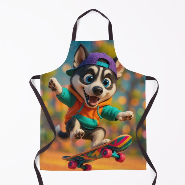 Item preview, : Skater Husky Jack designed and sold by Sillytoe.