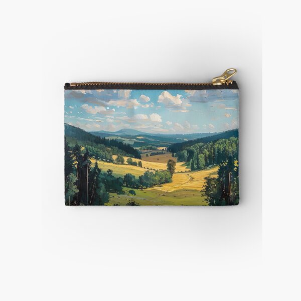 Item preview, European Spring Landscape Painting, Farmhouse Wall Art designed and sold by SavageVision.