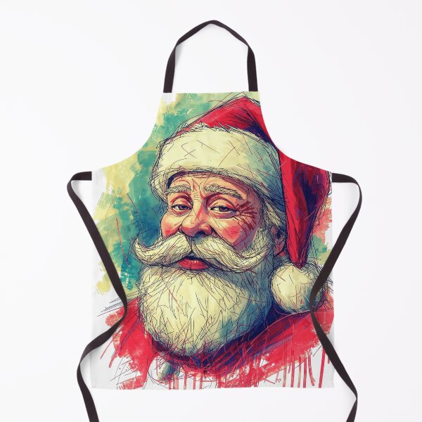 Item preview, Santa Claus, Christmas season, T-shirt print, stickers designed and sold by echotek.