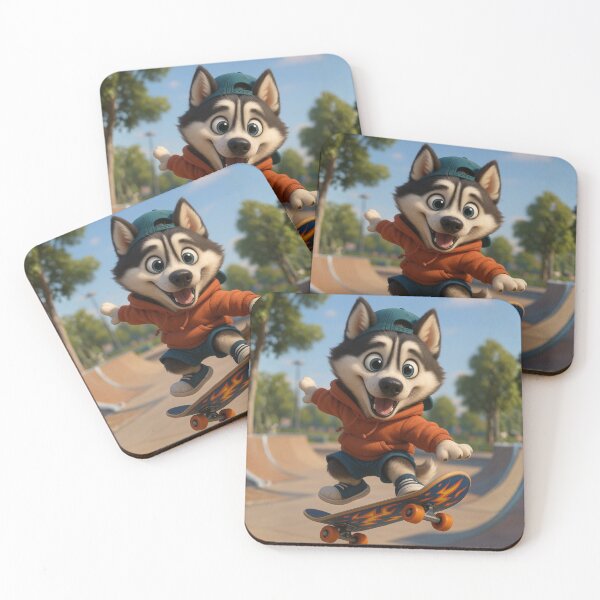 Item preview, Skater Husky designed and sold by Sillytoe.