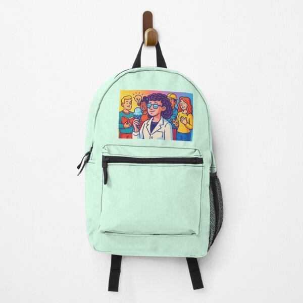 Item preview, Female Scientist eating icecream - innovation designed and sold by gre47.