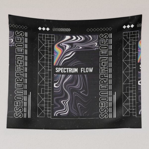 Item preview, SPECTRUM FLOW: Multicolor Aurora designed and sold by Raw-Ink.