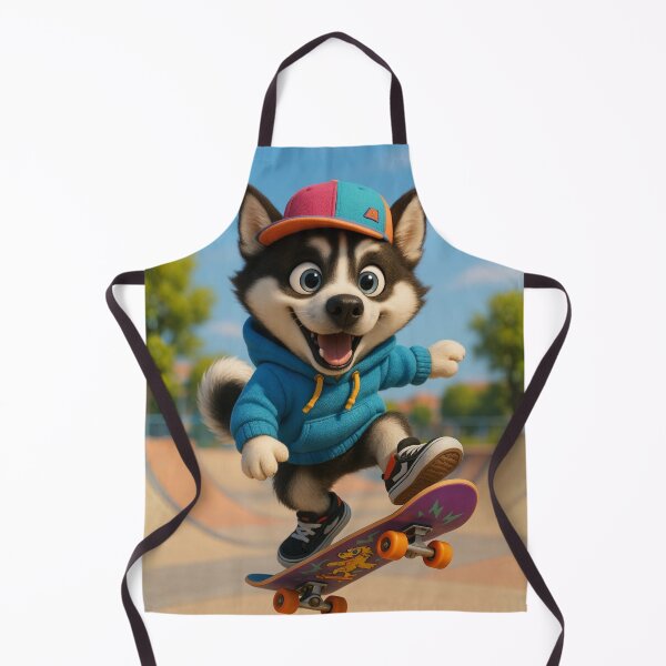 Item preview, Skater Huskydoodle designed and sold by Sillytoe.