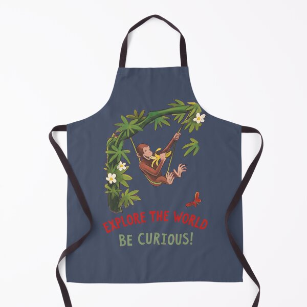 Item preview, Explore The World Be Curious Swinging Monkey Design designed and sold by AbcDigs Studio.