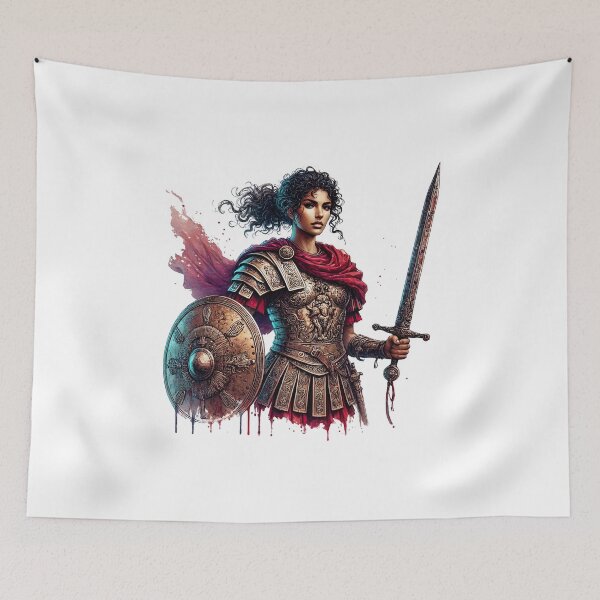 Item preview, Fearless Shield Maiden Warrior designed and sold by Lineer22.