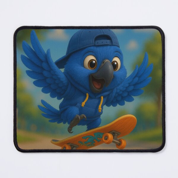 Item preview, Skater Hyacinth Macaw designed and sold by Sillytoe.
