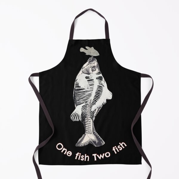 Item preview, One fish Two fish Vintage Design Digital Collage designed and sold by Licorice Moon.