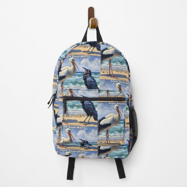 Item preview, Stork Raven Mad – Beach Bird Banter designed and sold by Rick London Gifts.