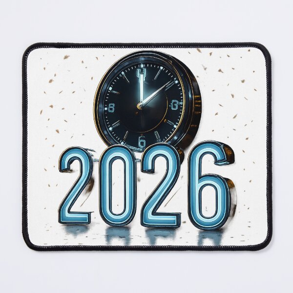 Item preview, Countdown Clock 2026 – Midnight New Year Futuristic Design designed and sold by FUIRY .