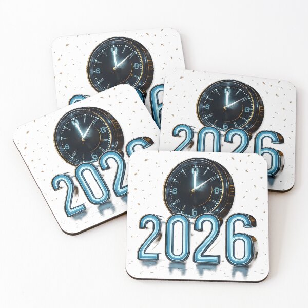 Item preview, Countdown Clock 2026 – Midnight New Year Futuristic Design designed and sold by FUIRY .