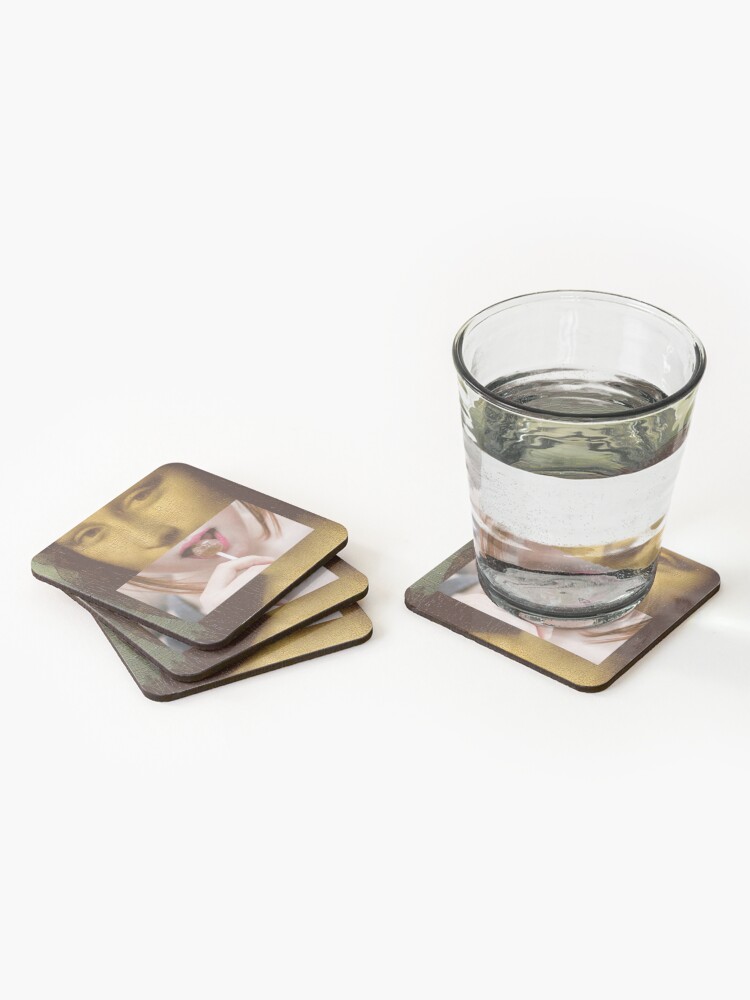 Alternate view of Mona Lisa Lollipop Selfie Search Results Web results Leonardo da Vinci Pop Culture Print Coasters (Set of 4)