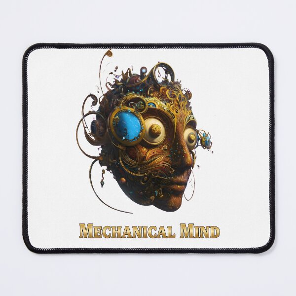 Item preview, Mechanical Mind Steampunk Head Intricate Gear Design designed and sold by AbcDigs Studio.
