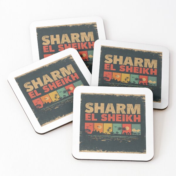 Item preview, Retro Sharm El Sheikh Red Sea Poster designed and sold by PT-HalloDesigns.