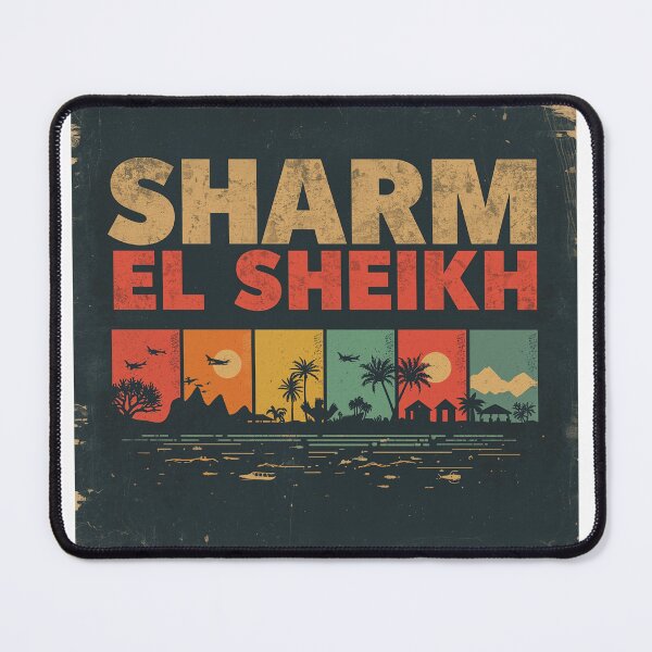 Item preview, Retro Sharm El Sheikh Red Sea Poster designed and sold by PT-HalloDesigns.