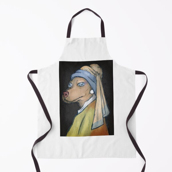 Item preview, Puppy with a pearl earring designed and sold by matan kohn.