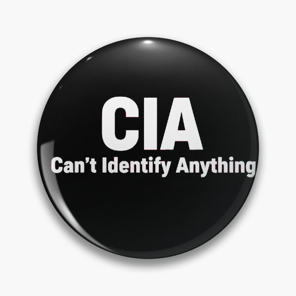 Item preview, CIA Can't Identify Anything Funny Acronym designed and sold by AbcDigs Studio.