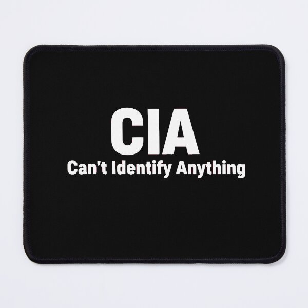 Item preview, CIA Can't Identify Anything Funny Acronym designed and sold by AbcDigs Studio.