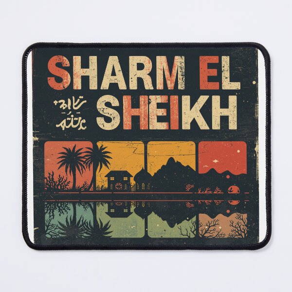 Item preview, Retro Sharm El Sheikh Red Sea Poster designed and sold by PT-HalloDesigns.