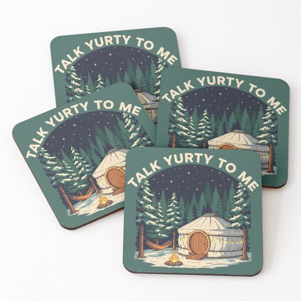 Item preview, Talk Yurty to Me Glamping Yurt Adventure Retro Camping Humor designed and sold by Aesthetic-Avenue.