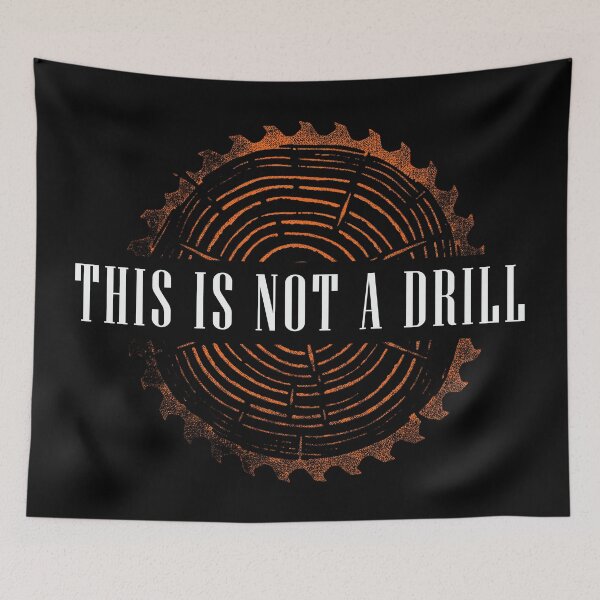 Item preview, This is not a drill! - Woodworking designed and sold by MindPrint Studio.