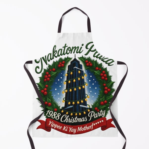 Item preview, Nakatomi Plaza 1988 Christmas Party Faux Embroidery Patch Die Hard Christmas designed and sold by GeniePixel.