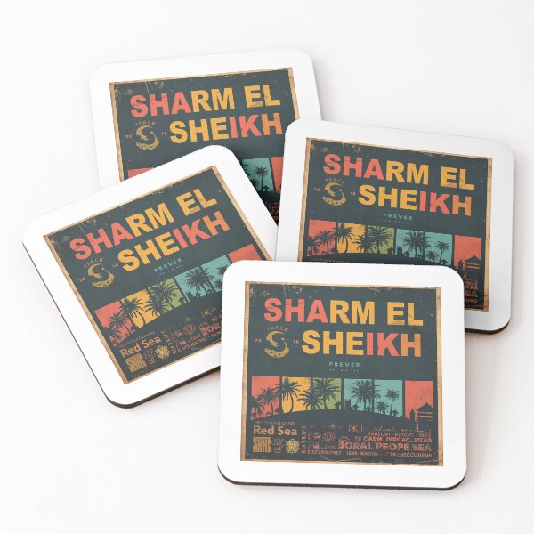 Item preview, Retro Sharm El Sheikh Red Sea Poster designed and sold by PT-HalloDesigns.