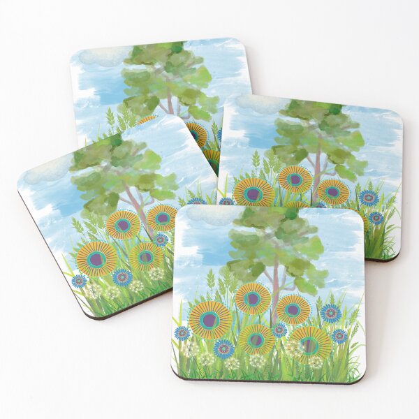 Item preview, Flower Meadow in Summer designed and sold by FUNKARIUM.