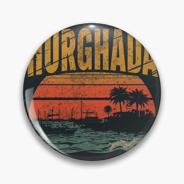 Item preview, Retro Hurghada Red Sea Vintage Poster designed and sold by PT-HalloDesigns.