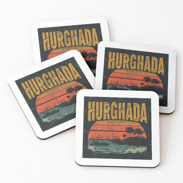 Item preview, Retro Hurghada Red Sea Vintage Poster designed and sold by PT-HalloDesigns.