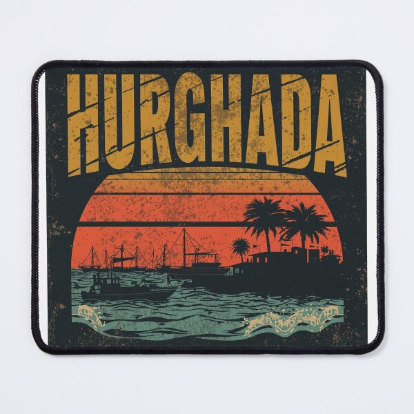 Item preview, Retro Hurghada Red Sea Vintage Poster designed and sold by PT-HalloDesigns.
