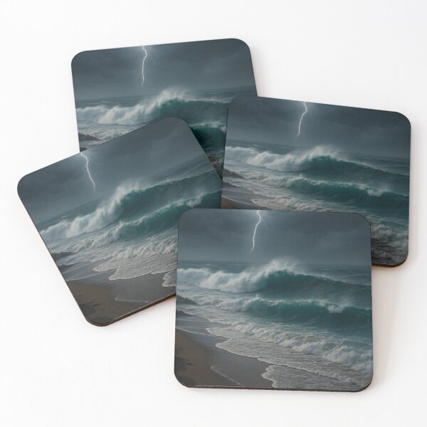 Item preview, Storm Surge Lightning Over Waves Phone Cases designed and sold by Eric’s Creative Corner.