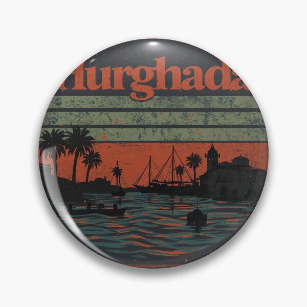 Item preview, Retro Hurghada Red Sea Vintage Poster designed and sold by PT-HalloDesigns.