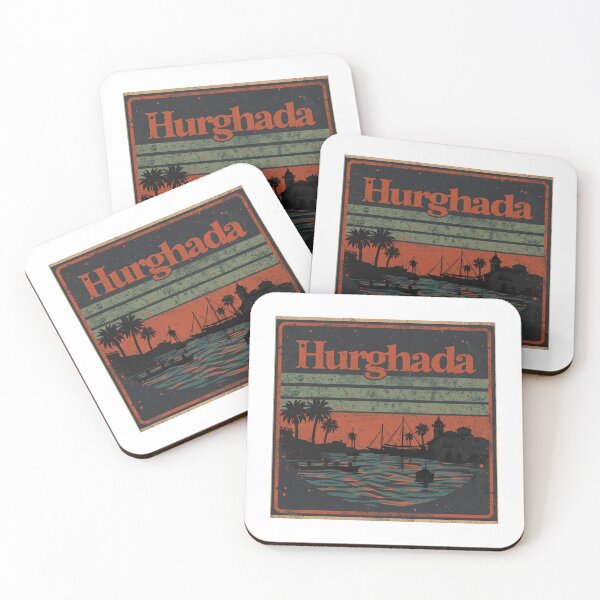 Item preview, Retro Hurghada Red Sea Vintage Poster designed and sold by PT-HalloDesigns.