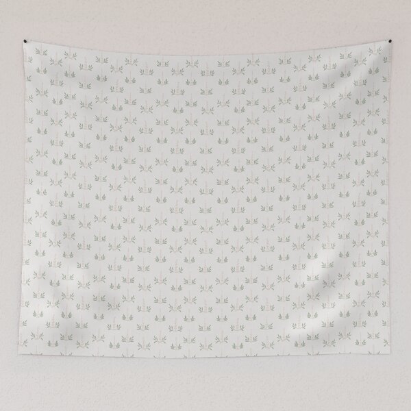 Item preview, Wheat Flower - Leafe and Wheat - latte designed and sold by Stephanie Fiona Design.