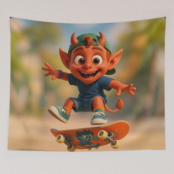 Item preview, Skater Imp Boy designed and sold by Sillytoe.