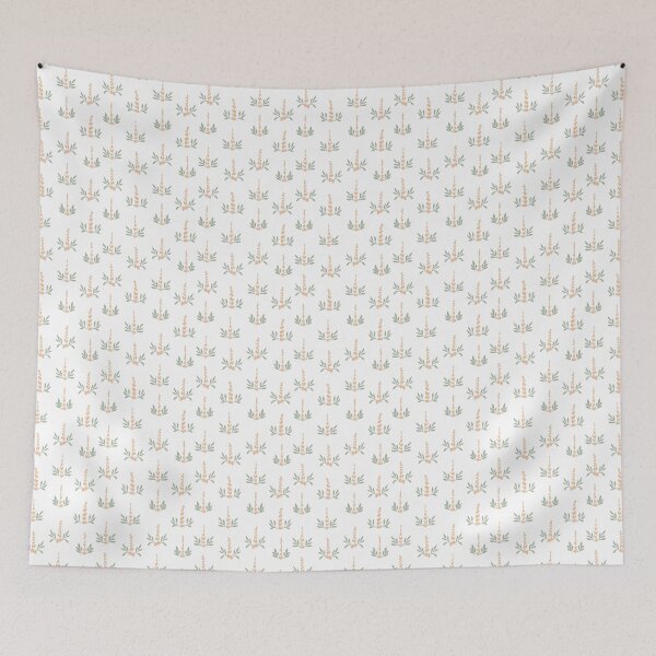 Item preview, Wheat Flower - Leafe and Wheat - orange designed and sold by Stephanie Fiona Design.